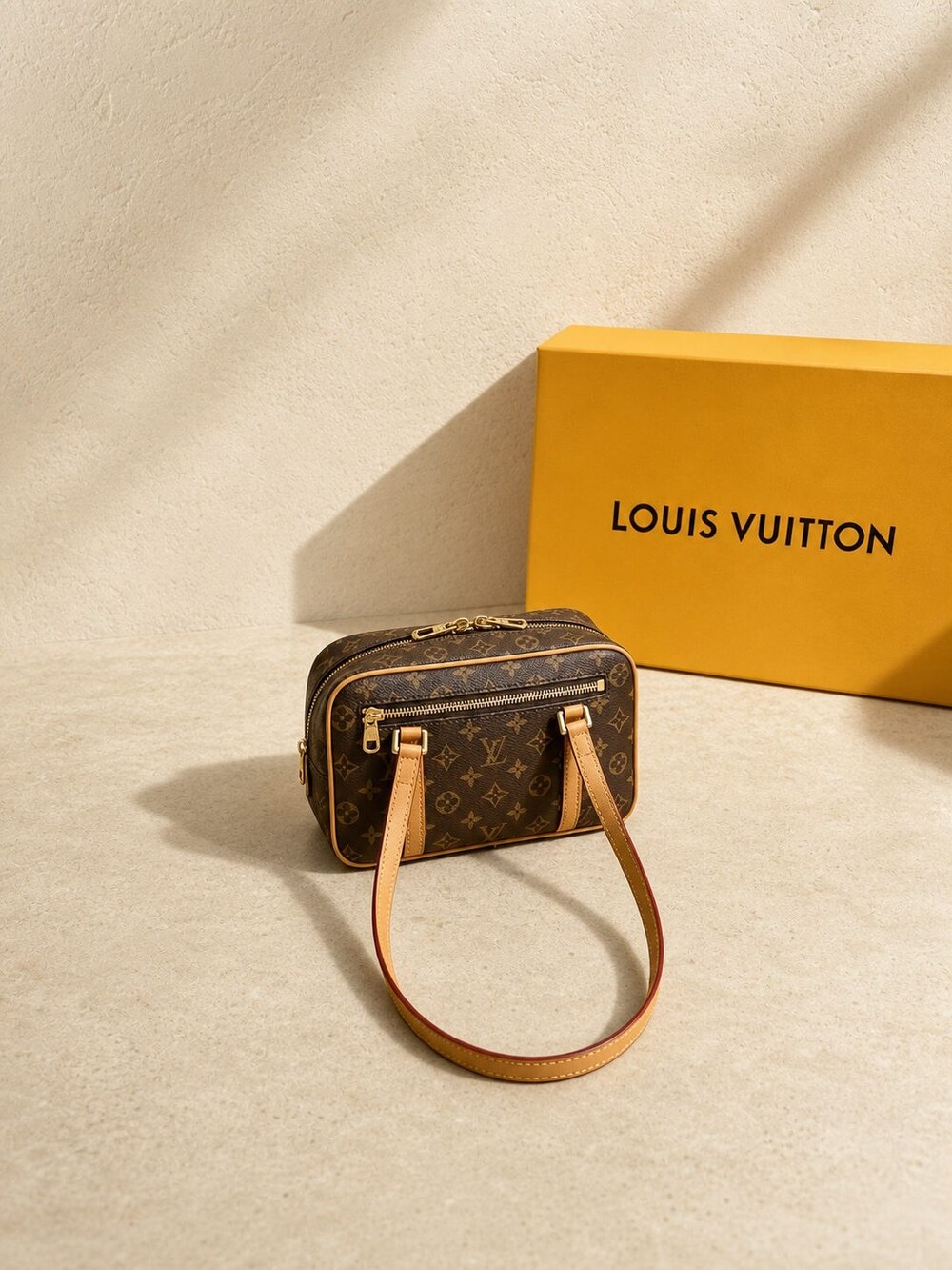 Louis Vuitton Cite Monogram Canvas Top Handle Bag - Picture 5 of 6